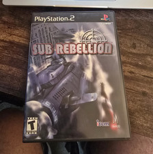 Metro3D Sub Rebellion (PS2) Manual Included T-Teen Shooter NTSC-U/C 2002
