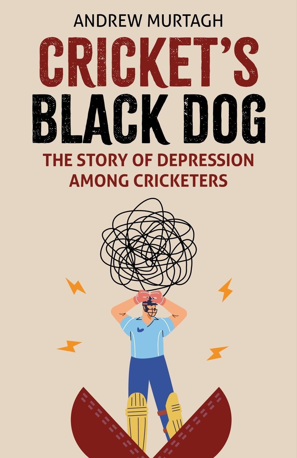 Cricket's Black Dog Depression and Cricket by Andrew Murtagh (Hardback Book) - Image 5