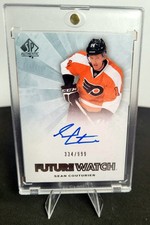 2011-12 SP Authentic FUTURE WATCH Sean Couturier Rookie Auto /999 🏒🏒🏒