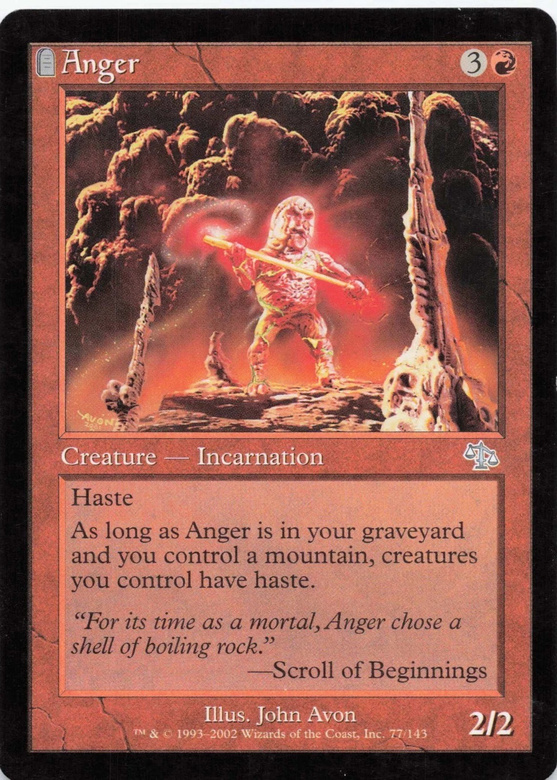 Anger Judgment MtG NM