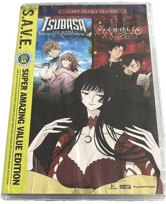 Tsubasa & Holic Clamp Double Feature (DVD Anime) PG Rating Very Good