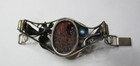 AMBER BRACELET VINTAGE STERLING LADIES WOMANS ANTIQUE ORIGINAL JEWELRY FLOWERS — photo 6