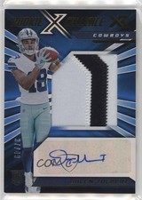 2022 Panini XR Rookie Xcellence Swatches Blue 37/49 Jalen Tolbert Auto 16wc