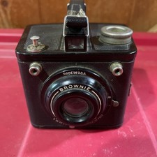 Kodak Brownie Flash Six-20 Box Camera 620 Film Vtg Antique Untested