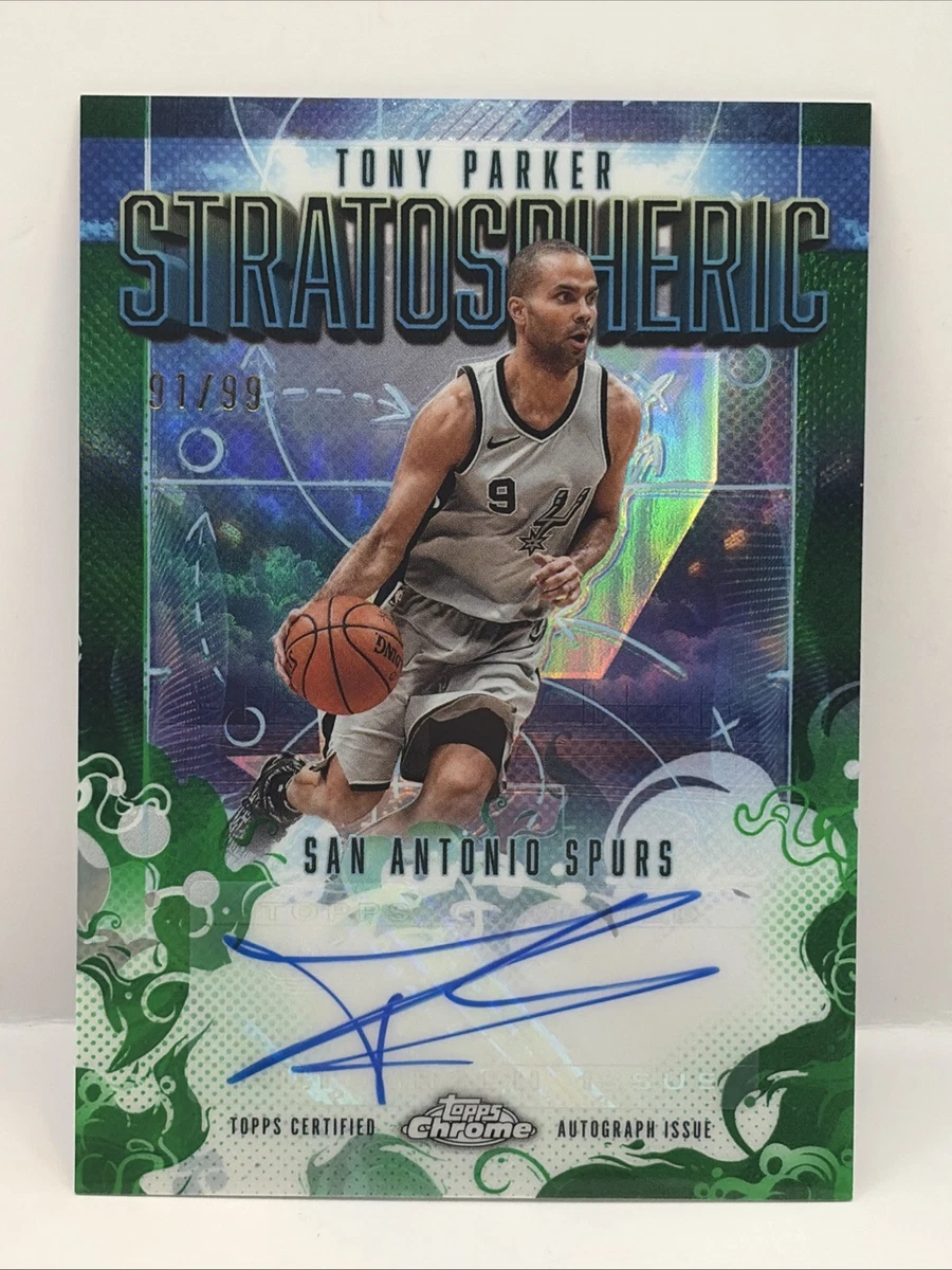 Tony Parker Basketball Autographed Sports Trading Cards
