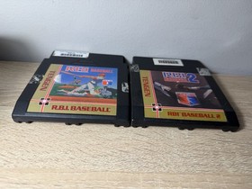 RBI Baseball & RBI Baseball 2 NES Tengen Black Cartridge Nintendo Tested Working