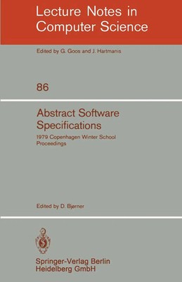D. Bjorner | Abstract Software Specifications | Taschenbuch | Englisch (1980)