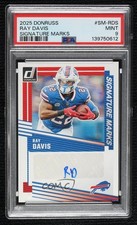 2025 Panini Donruss Signature Marks Ray Davis #SM-RDS PSA 9 MINT Auto bn5