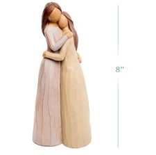 UNO MAS UNO Hand-Painted Sculpted Figurine Gift for Mom Daughter Mother