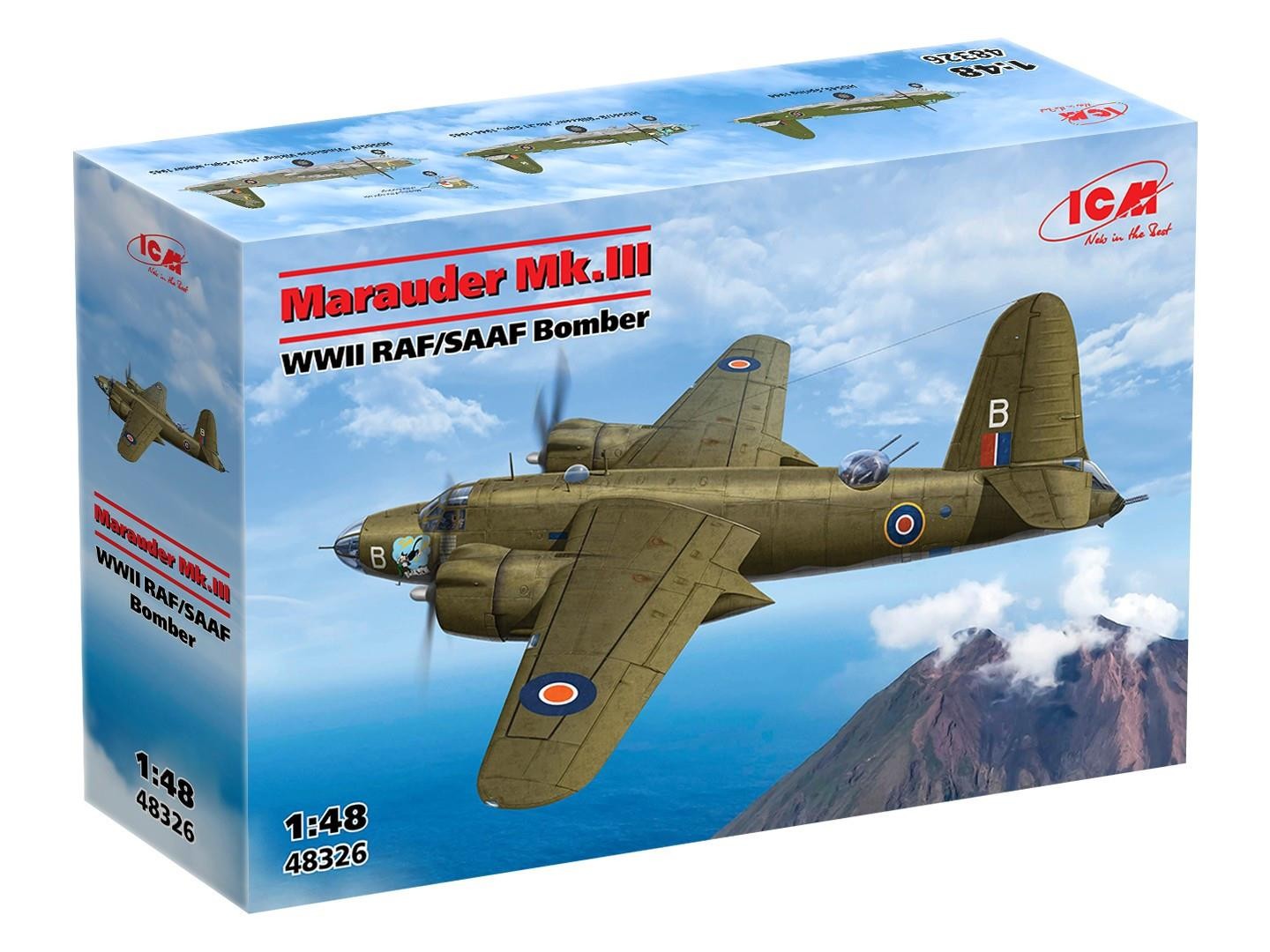 ICM 48326 Marauder Mk.III, WWII RAF/SAAF Bomber 1:48 Scale Kit