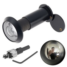 200 Degree Peephole Door Viewer Wide Angle Eye Security Door Eye Drill Bit Set