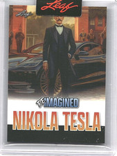 2023 NIKOLA TESLA LEAF REIMAGINED ELON MUSK CARD RC ROOKIE RIB-24 /195 READ