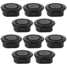  10 Pcs Reversing Radar Cover Auto Body Hole Bumper Protector for Car