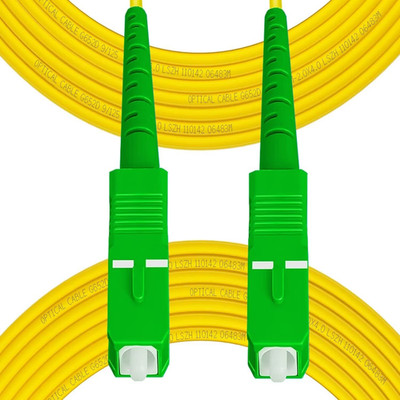 Fibergaga-100M328Ft Os2 Sc/Apc To Sc/Apc Fiber Patch Cable Single Mode Simplex