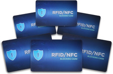 6 Pack RFID Blocking Card Entire Wallet Protection Contactless NFC Bank Debit