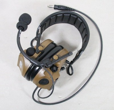 3M Peltor Comtac V Single Comm Headset Brown - Never Used MT20H682FB-47 CY