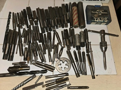 #ad #ad Lot of 70 USA Machinist Hand Taps AND FRIENDS CRAFTSMAN BOSSNER UNION MORSE ACE $49.99
