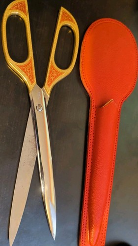 ROBERT KLAAS HANDMADE GERMAN SOLINGEN PROFESSIONAL 9" SHEARS SCISSORS W/Sheath