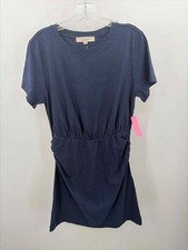 Pre-Owned Loft Navy Size Medium Short Short Sleeve Dress
