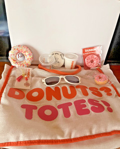Dunkin Donuts? Totes! Tote Bag 100% polyester With extras