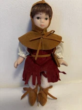 Vintage DeAgostini Porcelain Doll Dolls House Or Display