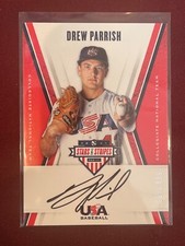 2019 Panini Stars and Stripes Signatures Auto /499 Drew Parrish