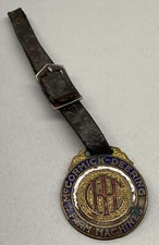 IHC McCormick Deering Machines International Harvester Logo Watch Fob Dubuque IA