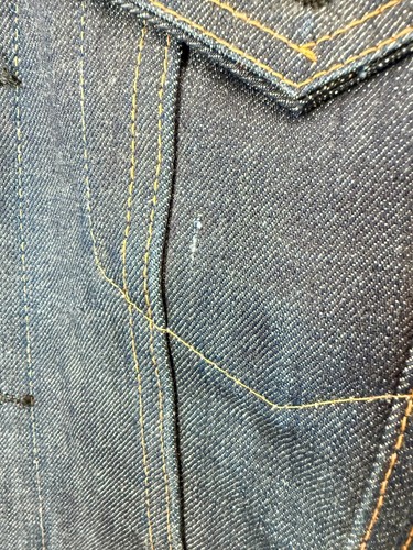 Giacca denim blu uomo Levi's Deadstock 70505-0217 tipo 3 vintage anni 70 - taglia 38 - Foto 4 di 10