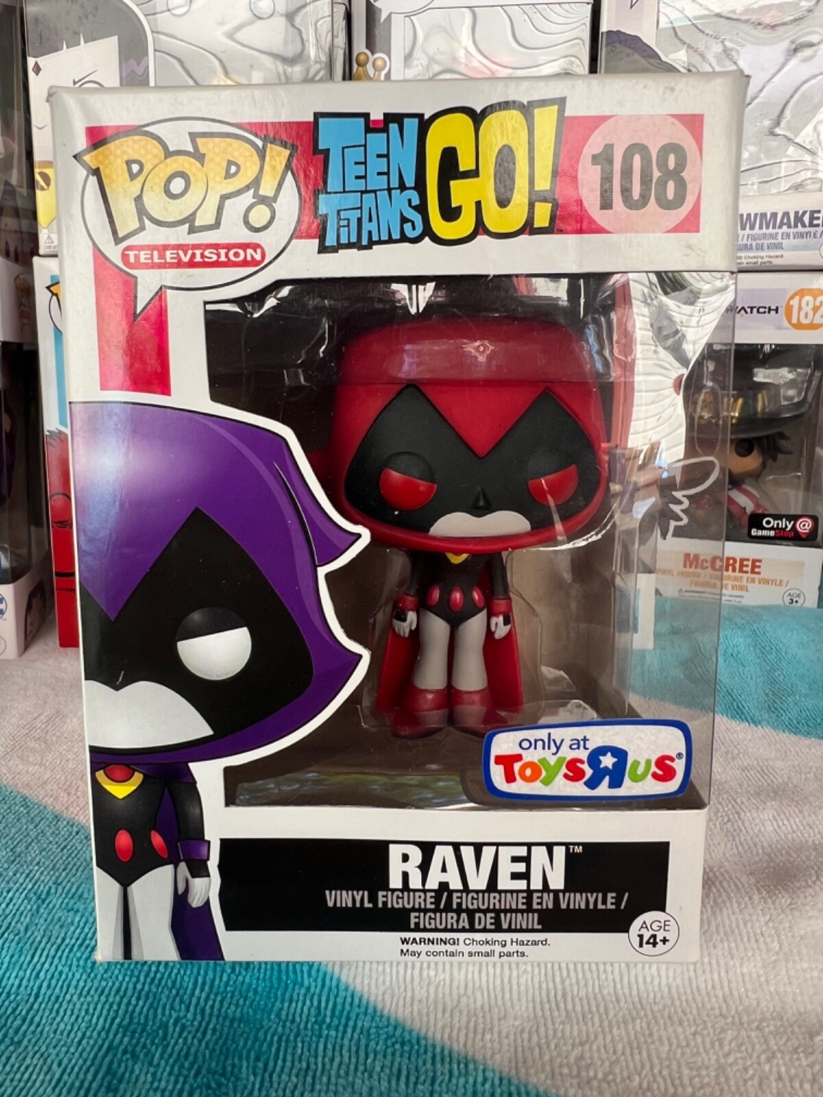 Funko Pop! Vinilo: Dc Universe - Raven - (Rojo) - Toys R Us (Exclusivo) #108