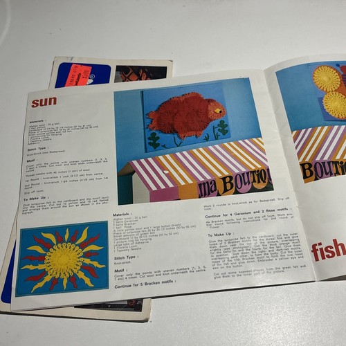 Vintage Boye Fiorella Loom 7595 Handicraft Kit w/ Patterns NOS Made France - Picture 16 of 19