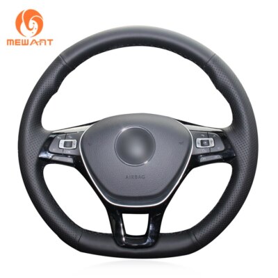 Steering Wheel Cover Wrap for Volkswagen VW Crafter Caddy Sharan Passat Up! J