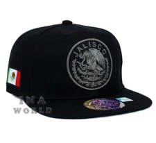 MEXICO Hat State Federal Logo Embroidered Snapback Hiphop Flat Bill Baseball Cap