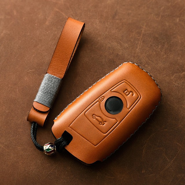 Leather Car Key Case Cover For BMW X1 X3 X4 425i 640i 318Li 320Li 5