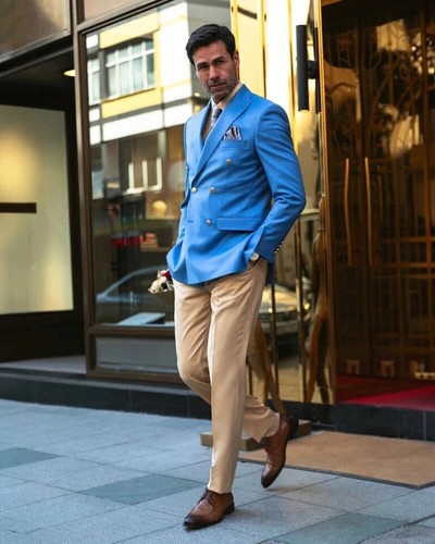 Tute uomo business 2 pezzi pizzo risvolto doppiopetto matrimonio sposo smoking - Foto 5 di 20