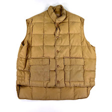 Montgomery Ward Western Wear 70s Vintage Cowboy Goose Down Puffer Vest Outdoors