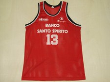 Shirt Jersey Tank Top Basketball Sport Banca Santo Spirito Roma No. 13 Size XL