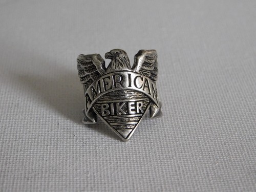 Vintage 1986 G&S Eagle American Biker Ring Sz 6.5