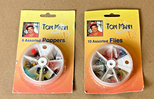 (16 Lures) Tom Mann ~10 Assorted Flies ~ 6 Assorted Poppers *New in Packages