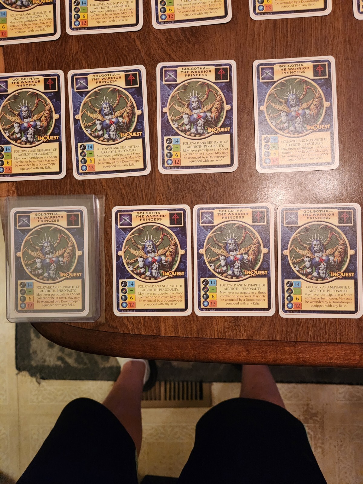 97 Golgotha the Warrior Princess Doomtrooper CCG Inquest Promo Cards