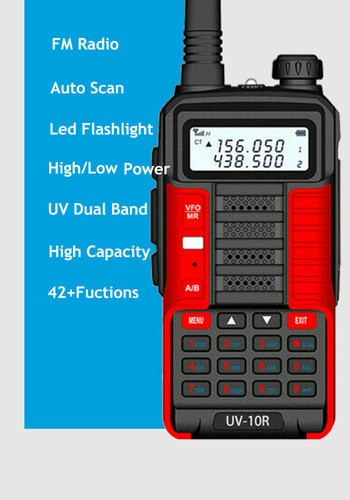 2 SET BAOFENG UV-10R DUAL BAND 2-WAY RADIO FM LONG RANGE HAM WALKIE TALKIE 128CH - Picture 9 of 37
