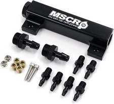 6-Port Vacuum Block Intake Manifold Kit Fuel ...