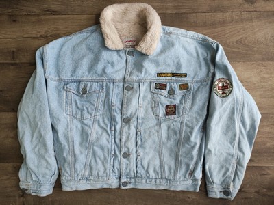 Chambers vintage 70/80S giacca jeans unisex pelliccia sherpa taglia non  presente | eBay