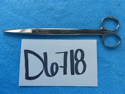 D6718 Jarit Sims SharpxBlunt OB/GYN Straight Surgical Scissors 20.3cm ...