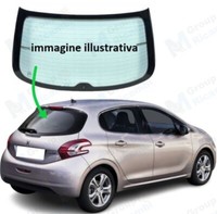 Heckscheibe Glas Heckklappe Hinten FüR Peugeot 208 2012 - 2019 Beheizt