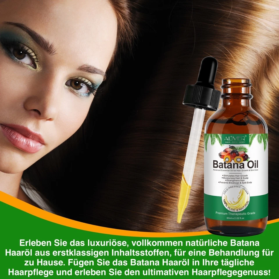 Batana Öl Oil für Haare Haarwachstum Haarpflege Gesicht Haut Nägel Vegan - Bild 4 von 4