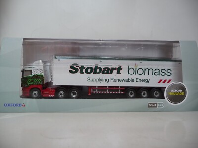 Oxford Druckguss SHL01WF Scania Walking Floor Eddie Stobart Biomasse Amelia Ella