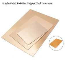 1~2Pcs PCB Printed Circuit Board Single-sided Bakelite Copper Clad Laminate FR-4