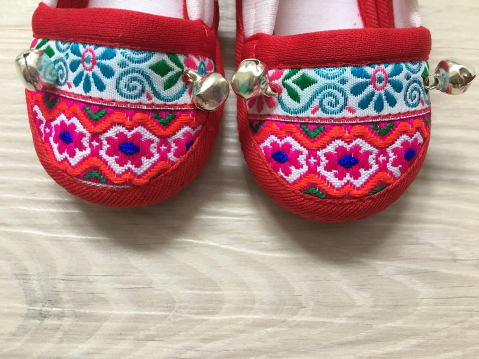 Babyschuhe Handgemacht Krabbelschuhe Baby Babykleidung neugeboren Schuhe *229 - Bild 3 von 4