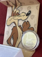 🇨🇦 Wile E. Coyote Silver Coin | Looney Tunes 2015 Canada RCM Exclusive! 🔥