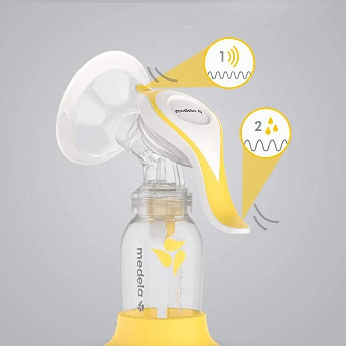 Medela Harmony Manual Breast Pump - Compact Swiss Design. - Image 3 of 4